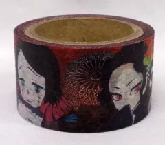 【中古】シール・ステッカー 鬼舞辻無惨＆魘夢＆猗窩座 和紙風マスキングテープC柄 「鬼滅の刃×ufotable cafe ハロウィンイベント」