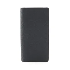 ルイ・ヴィトン LOUIS VUITTON 二つ折り長財布 ポルトフォイユ ブラザ M69038 ノワール レザー ポルトフォイユ・ブラザ メンズ Used A
