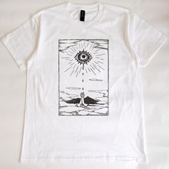 シルクスクリーン Tシャツ ホワイト XL サイケデリック - メルカリ