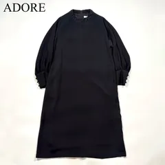 【美品】ADORE アドーア イージーコットンワンピース ロングワンピース 中古】アドーア ADORE イージーコットンワンピース ロング 36