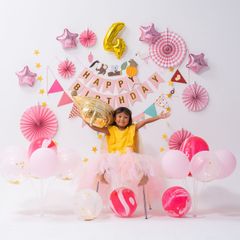 【新品未使用品】 誕生日バルーン 簡単なのに豪華 誕生日の主役バルーンセット ピンク 選べる 数字バルーン 1歳 2歳 3歳 誕生日 バースデイ 飾り 風船 ゴールド ハーフバースデー 御祝い パーティー インテリア