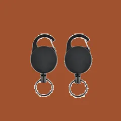 キーリール 強力リールキーホルダー ワイヤー [YFFSFDC] リール リールストラップ 伸縮自在 紛失防止 キーホルダー 2個セット