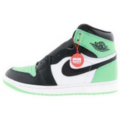 NIKE (ナイキ) Air Jordan 1 High OG Green Glow エアジョーダン 1 ハイ オージー グリーングロー ハイカットスニーカー グリーン US9/27cm DZ5485-130
