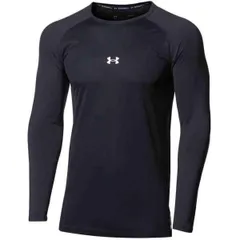 【新品】 アンダーシャツ メンズ ロングTシャツ メンズ UAフィット コンフォート アンダー シャツ ロングスリーブ BLK 【UDR】【14CD】