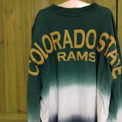 アメリカ製　USA製 MADE IN USA  SPIRIT JERSEY スピリットジャージー  COLORADO STATE RAMS コロラドステイトラムズ ラムズ  ロンT 長袖Tシャツ