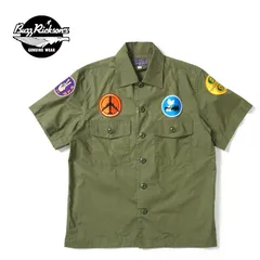 【buzz rickson's】半袖シャツ　マチ付き　東洋　50s 60s 古着 buzz rickson's】半袖シャツ マチ付き 東洋 50s 60s 古着 buzz