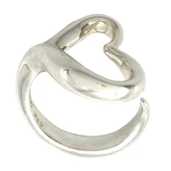 ティファニー Tiffany&Co. オープンハート リング 指輪 約12号 SV925 6.0g シルバー ユニセックス【中古】