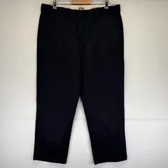 古着 ディッキーズ Dickies ワークパンツ 874 チノパン テーパード ワンポイントロゴ 大きいサイズ 長ズボン w40 L30  ブラック メンズ