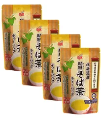 OSK 北海道産 韃靼そば茶 ティーバッグ (5g×15包) ×4袋セット 小谷穀粉 農薬不使用 カフェインゼロ 送料無料のサムネイル