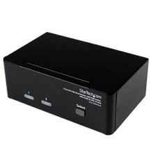[신품·2 영업일에 발송]STARTECH.COM 2포트 듀얼 디스플레이(DVI & VGA) 대응 USB 접속 KVM 스위치/PC PC