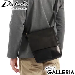ダコタブラックレーベル ショルダーバッグ メンズ レディース 本革 革 レザー Dakota BLACK LABEL 縦長 軽量 小さめ B5 ホースト3 1623804 ブラックのサムネイル