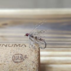 ■ELK■　ソフトハックル　パートリッジ　スリム　レッド　10本　完成品フライ　ウエットフライ