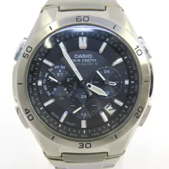 CASIO カシオ WAVE CEPTOR ウェーブセプター WVQ-M410DE-1A2JF 電波ソーラー 腕時計 ※中古