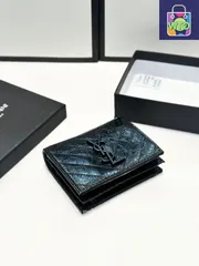 【今日特価】Yves Saint Laurent イヴ・サンローラン 最新クラシックシリーズ 高品質オイルレザー小牛皮を採用し内装充実で実用的