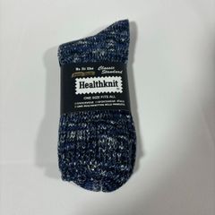 ヘルスニット　ソックス　靴下 Healthknit  SOCKS　日本製　新品　ネイビー