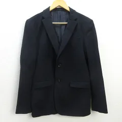 H■TK タケオキクチ/TAKEOKIKUCHI イタリア製生地 2Bテーラードジャケット【3】紺/MENS■22【中古】