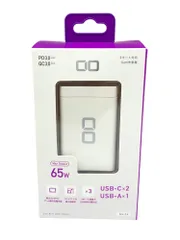 CIO LilNob iPhone12 USB PD 充電器 65W GaN(窒化ガリウム) Type-C ACアダプター 3ポート USB PD3.0 【世界最小】 USB-C 急速充電器 軽量 タイプC  ホワイト/025