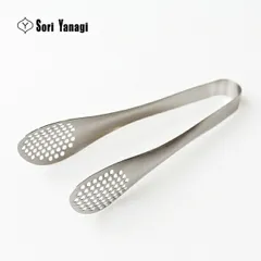 【新品】【1点販売】柳宗理[ヤナギ ソウリ] ステンレストング(穴あき) [スパチュラ シルバー パスタ湯切り 洗いやすい 衛生的 シンプル 洗練 調理道具 日本製 一生もの]のサムネイル