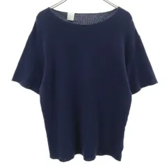 エヌハリウッド 日本製 半袖 ニット 36 グレー N.HOOLYWOOD レディース 古着 【240506】 メール便可