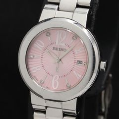 美品 稼働品 SEIKO 箱付 ルキア 赤文字盤 ソーラー レディース - メルカリ