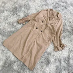 ＃【THE LOWY】ロヴィ  トレンチコート【L】カジュアル  フォーマル  レディース  ベージュ系  明るい薄茶色【送料無料】