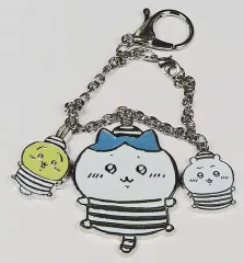 【中古】雑貨 ちいかわ＆ハチワレ＆うさぎ(囚人服) バッグチャーム 「ちいかわ なんか小さくてかわいいやつ×しまむら」