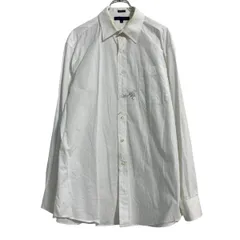 TOMMY HILFIGER 長袖 無地シャツ L ホワイト トミーヒルフィガー シンプル 古着卸 アメリカ仕入 a702-5417のサムネイル