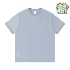 【今日WTO】ALO 25 ツートーンルーズ丸首短袖-RP07