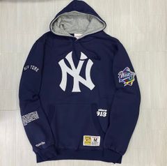 USA限定 Mitchell&Ness USA ニューヨーク ヤンキース Team Origins プルオーバー パーカー Yankees