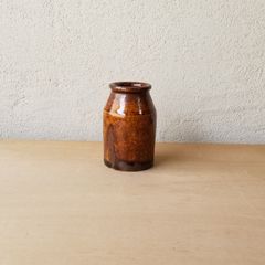 小壺　 ( 小壷 飴釉 瀬戸 民藝 作家 )