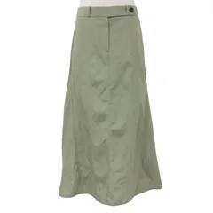 美品 Paul Smith ポールスミス スカート カーキ グリーン サイズ:42(L) 24春夏 マーメイド フレア ストレッチ ロングスカート ボトムス【レディース】のサムネイル