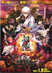 ワーナーブラザーズ 劇場用 劇場版 銀魂 THE FINAL メインビジュアル(両面刷り鏡面仕様) B1ポスター
