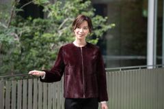 カンガルー革ノーカラージャケット　メーカー希望小売価格160,000円