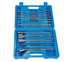 ドリルビットセット 17本 SDS ハンマービット 振動ドリル コンクリートドリル 電動ハンマー用 チゼル プラス