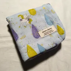 ユニコーン☆8重ガーゼハンカチ　タオル☆ハンドメイド
