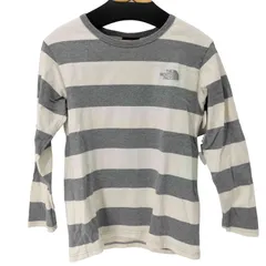 ザノースフェイス THE NORTH FACE L/S HEAVY COTTON BORDER CREW TEE メンズ JPN：M 