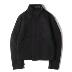 Maison Martin Margiela メゾンマルタンマルジェラ ジャケット サイズ:46 16AW フューチャー ハイトップ パテッド バイカー ジャケット アウター ジップ ブルゾン 中綿 ブラック イタリア製のサムネイル