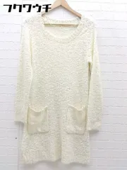 ◇ ROPE PICNIC ロペピクニック 長袖 膝丈 ニット ワンピース サイズ38 アイボリー レディース 【中古】 【1002802210594】