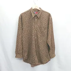◇ Ungaro ウンガロ 総柄 長袖 シャツ サイズL ブラウン系 メンズ E  【1406050062385】のサムネイル