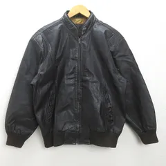 Q■90’S 古着■サブアーバン/SUB URBAN TOKYO レザージャケット■茶【メンズLL】MENS/レトロ/59【中古】