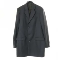 DOLCE&GABBANA ドルチェ＆ガッバーナ ウールロングジャケット コート G018KT/GEM73 ネイビー 50