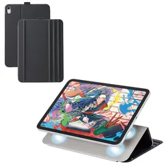 【新品】 エレコム iPad A16 第11世代 11インチ 2025年 10.9インチ 第10世代 2022年 ケース フラップケース ソフトレザー ドローイング アングル7段階 スリープ対応 ブラック TB-A25RWVDBK 0