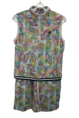 FILA GOLF(フィラゴルフ) ワンピース 白カラフル レディース M ゴルフ用品 2502-0362 中古