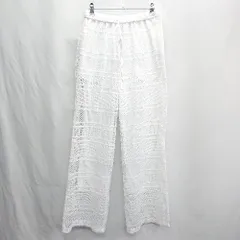 ◇ ⊂ CIAOPANIC TYPY チャオパニックティピー ウエストゴム ストレートパンツ サイズM ホワイト レディース E  【1412090046544】