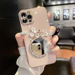 iPhone16携帯ケース♡韓国デザイン♡ピンク