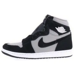 NIKE (ナイキ) WMNS AIR JORDAN 1 RETRO HI OG DZ2523-001 ウィメンズ エアジョーダン1 レトロ ハイ オージー ハイカットスニーカーシューズ グレー/ブラック US11.5/28.5cm