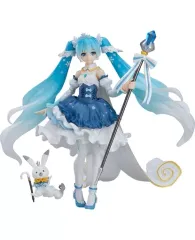 【中古】フィギュア figma 雪ミク Snow Princess ver. 「キャラクターボーカルシリーズ01 初音ミク」 ワンダーフェスティバル2019冬＆GOODSMILE ONLINE SHOP＆イベント限定
