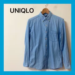 ☆UNIQLOユニクロライトブルー ボタンダウンシャツサイズS