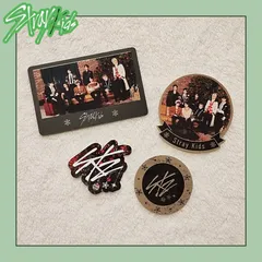 【Stray Kids】Xmas POPUP STORE 2023  クリスマス ポップアップ・フォトカードセット(集合 全員)・ステッカーセット(集合 全員 & 各ロゴ)