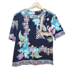 c13 B LEONARD　レオナール　半袖　カットソー　LL トップス c13 B LEONARD レオナール 半袖 カットソー LL トップス